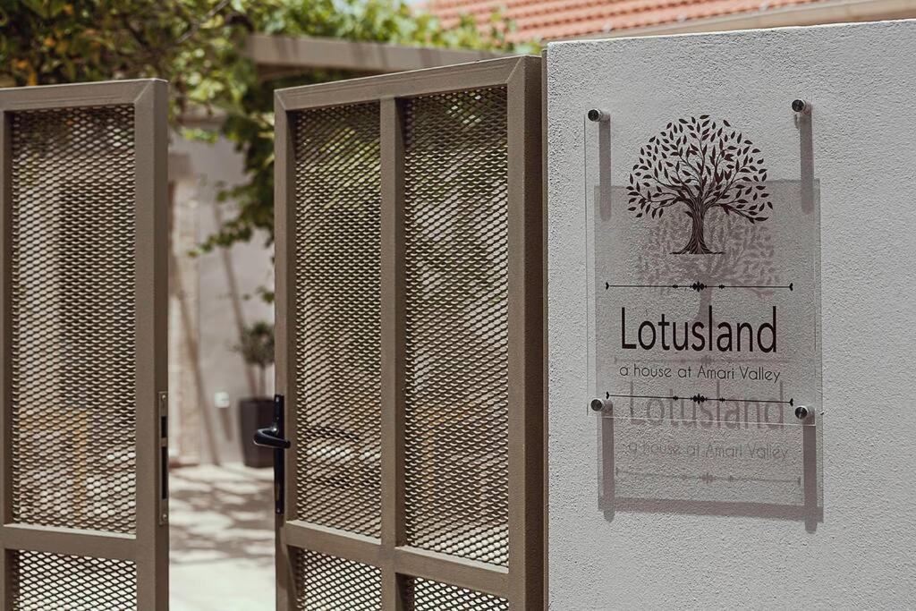 Lotusland, A Relaxing House At Amari Rethymno Villa Agia Fotini  Eksteriør billede